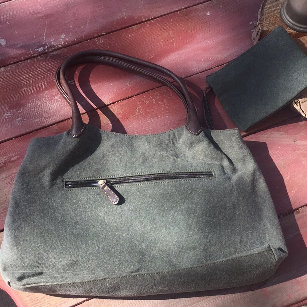 Carryland canvas purse with Coin bag